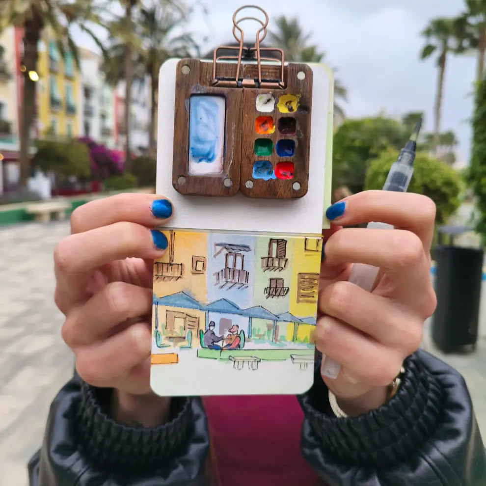 🎨 PocketAqua™ – mini kit d'aquarelle