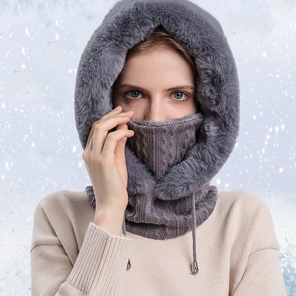 Bonnet en fourrure d'hiver - Quebeau