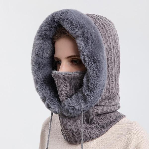 Bonnet en fourrure d'hiver - Quebeau