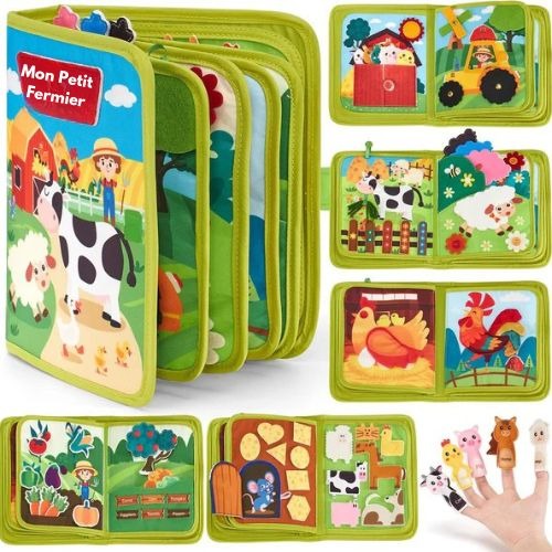 Mon Petit Fermier - Livre d'activités Montessori