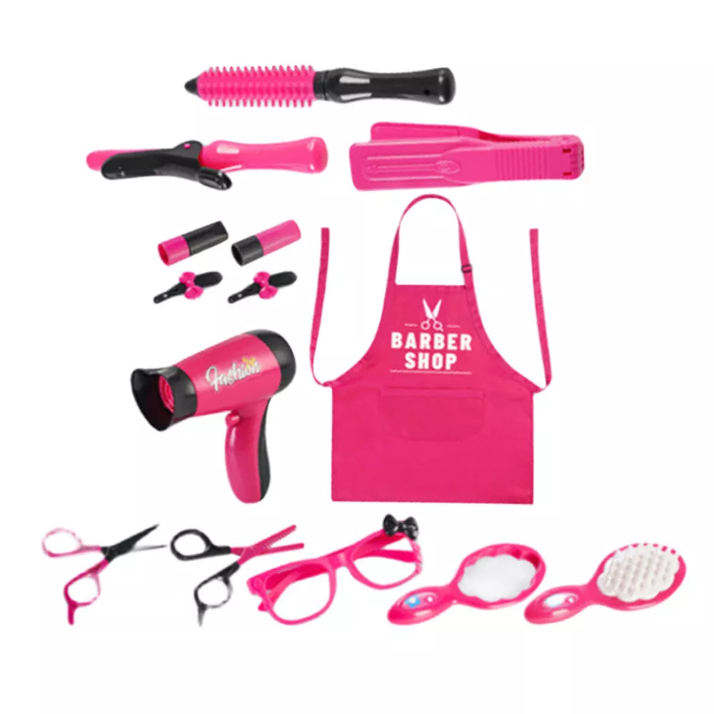 BeautyKit™ Kit de jeu de 17 pièces pour salon de coiffure pour fille