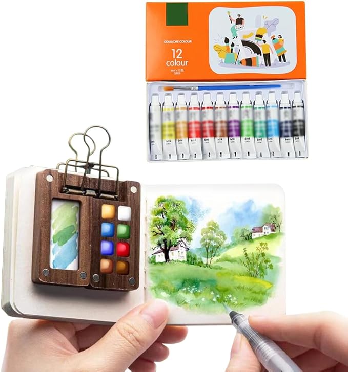 🎨 PocketAqua™ – mini kit d'aquarelle