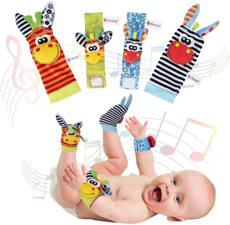 Chaussette Hochet Bébé - Quebeau