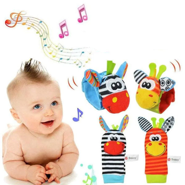 Chaussette Hochet Bébé - Quebeau