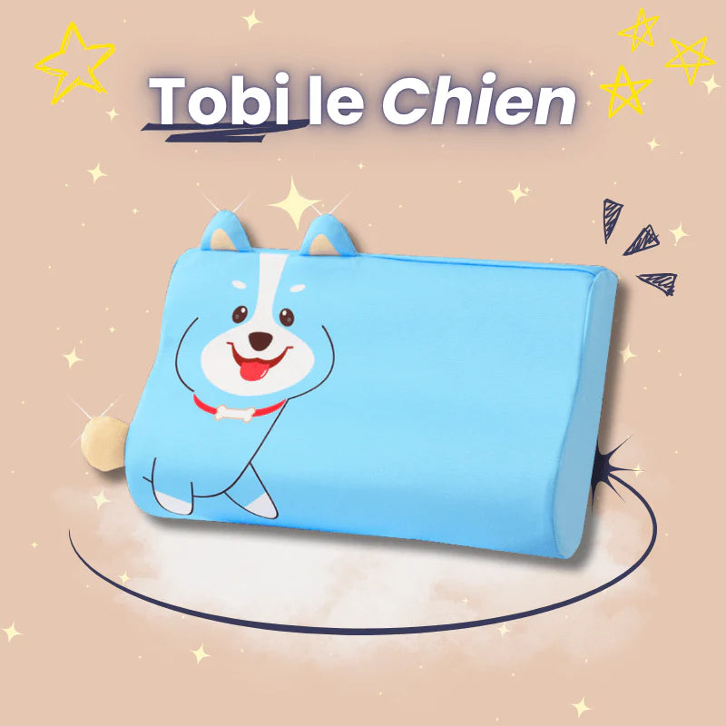 Somniva Oreiller Apaisant Enfant - Coussin Ergonomique Doux Pour Sommeil Calme