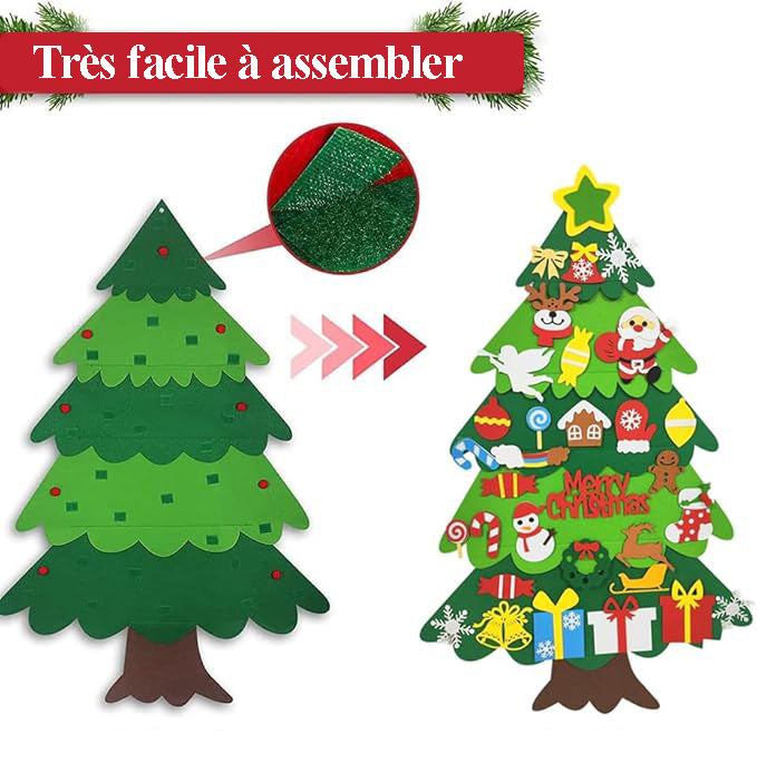 Sapin Lumineux 🎄  Arbre de Noël en Feutre Interactif™
