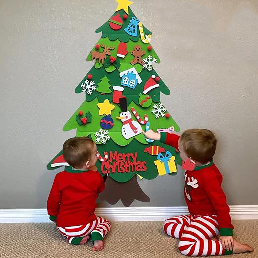 Sapin Lumineux 🎄  Arbre de Noël en Feutre Interactif™