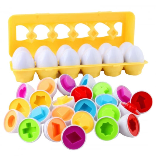 EduEggs™ - Jeu d'Œufs  Montessori Formes & Couleurs