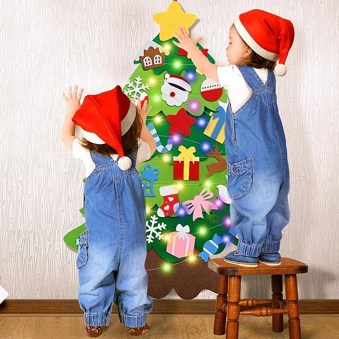 Sapin Lumineux 🎄  Arbre de Noël en Feutre Interactif™