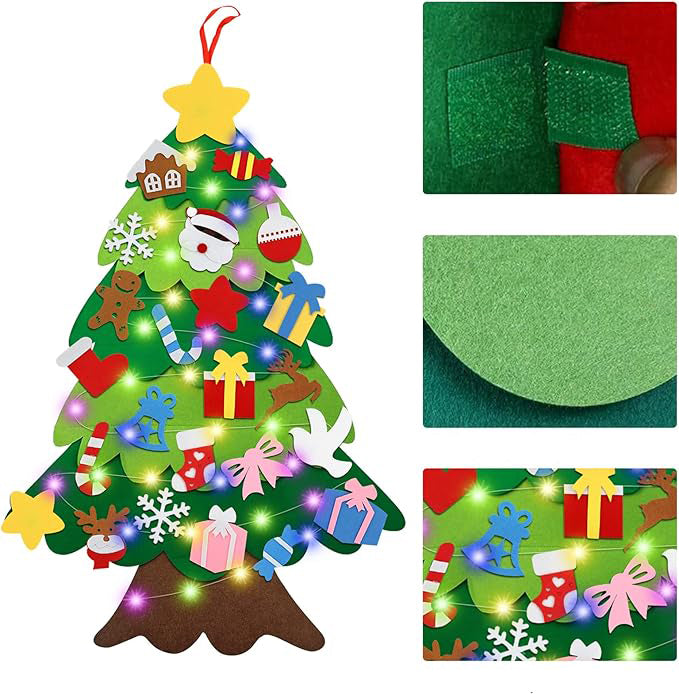 Sapin Lumineux 🎄  Arbre de Noël en Feutre Interactif™