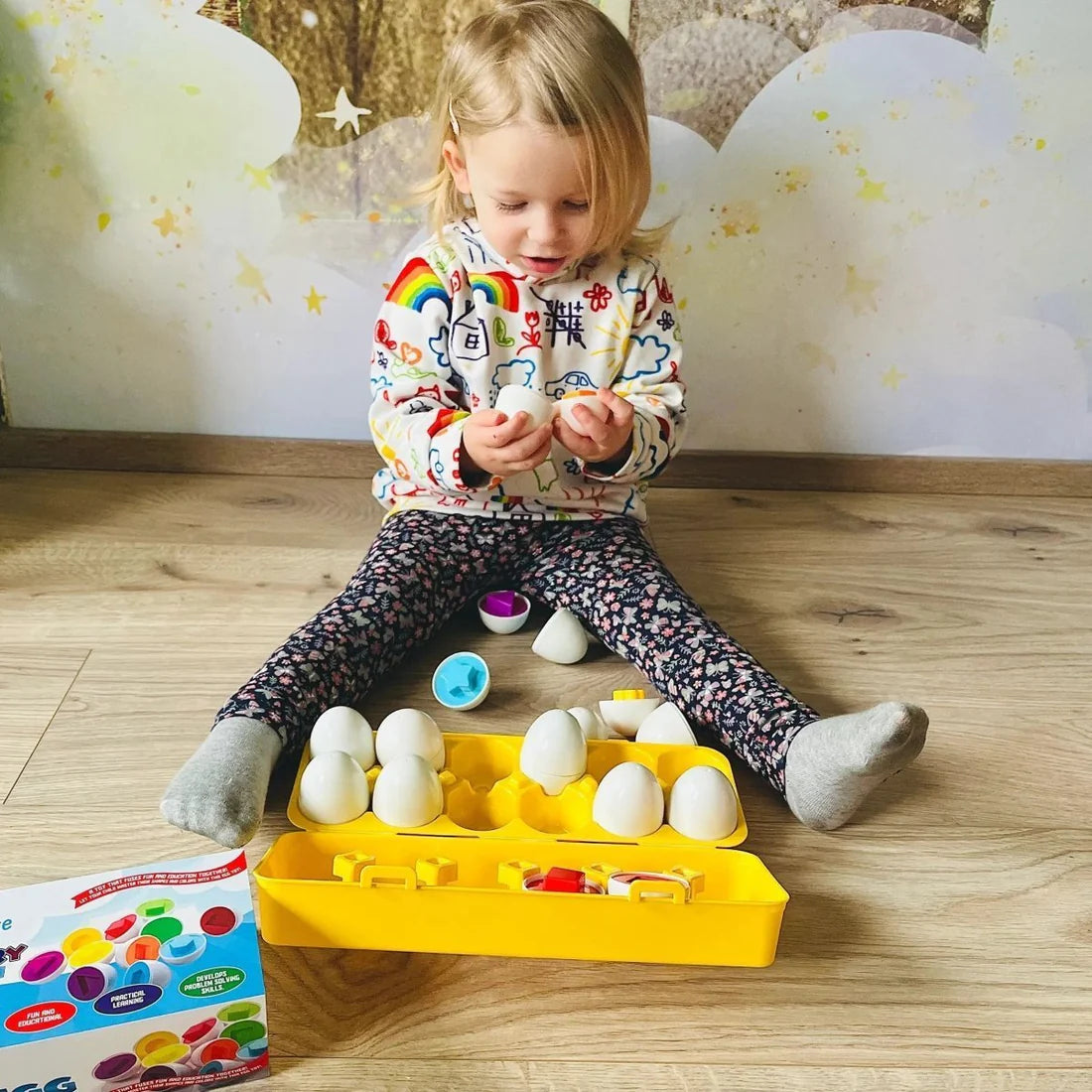 EduEggs™ - Jeu d'Œufs  Montessori Formes & Couleurs
