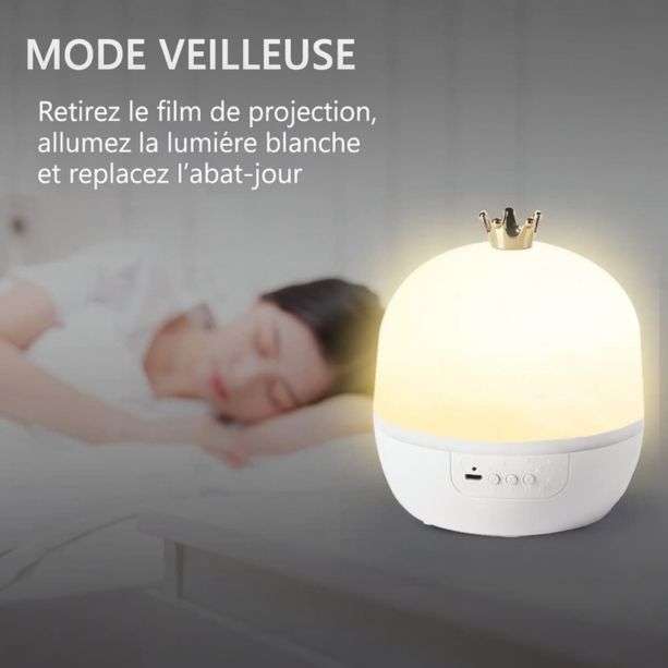 Veilleuse Magique 2-en-1 – Le Cadeau Enchanté des Nuits Douces