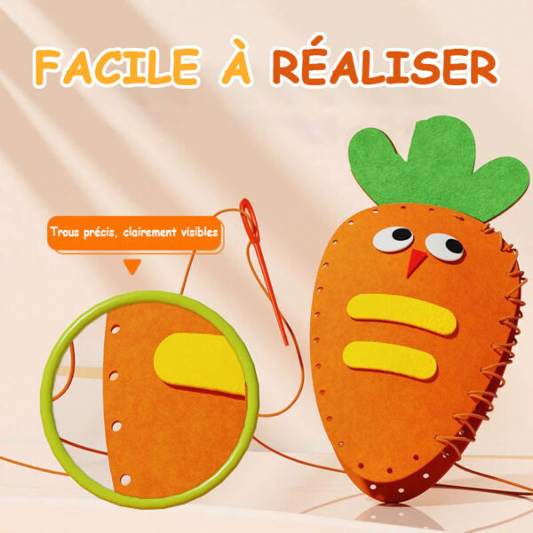 Kit De Broderie SES CREATIVE - Papillons - Pour Enfant à Partir De 6 Ans - Jeux - Jouets - 9