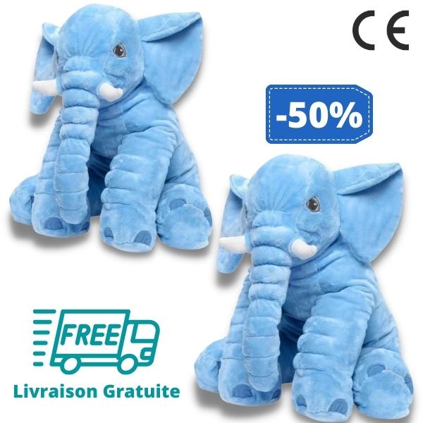 PELUCHE ÉLÉPHANT GÉANTE - Quebeau