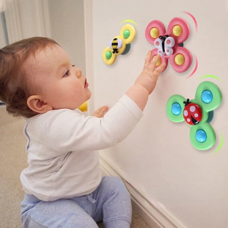 Baby Spinner Baby Spinner - Jouet d'éveil rotatif ( Lot de 3 ) – Quebeau